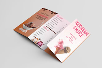 do an amazing menu design, food menu, restaurant menu design