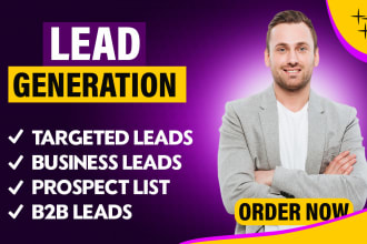 do b2b targeted lead generation, business leads and prospect email list