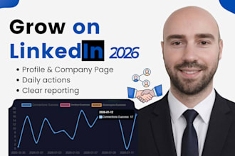 do linkedin marketing with targeted connections and organic growth