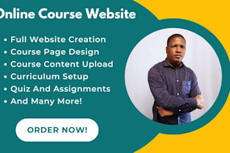 build an online course on thinkific