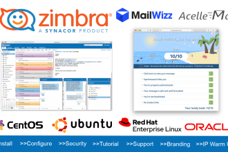 install and configure zimbra email and SMTP server and provide support