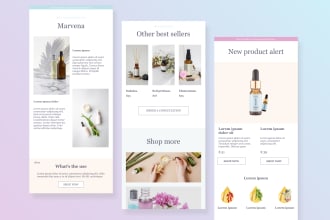 design or code responsive braze, brevo, stripo email template