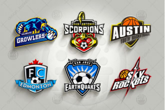 make fantastic football logo for you with new concept