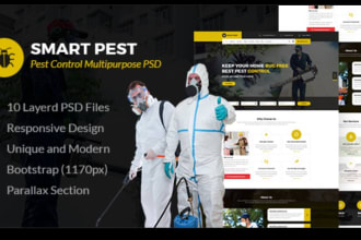 pest control website,fumigation, handyman cleaning service website