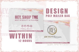 design frosted zipper bag poly mailer and bubble mailer for your packaging