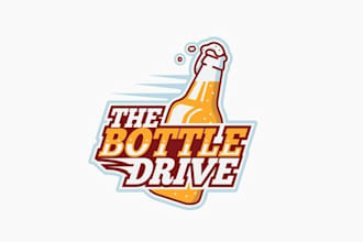 design realistic beer logo with creative concepts