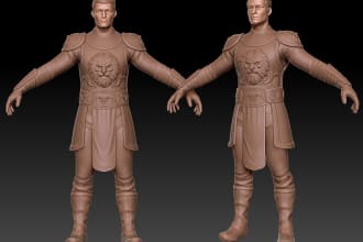 sculpt high quality 3d model for anything you need
