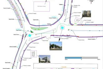 prepare topography survey drawings, maps 2d,3d