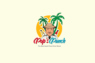 create a clean beautiful beverage logo design