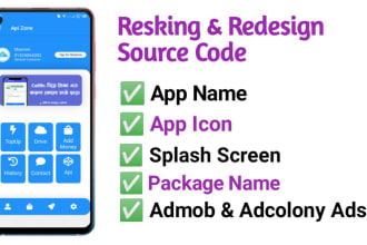 reskin redesign modify android app source code