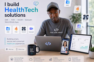 build hipaa compliant telehealth dental ehr emr web and mobile apps