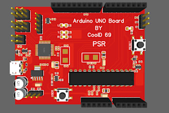design pcb circuit, create pcb schematic, fabrication gerber and bom