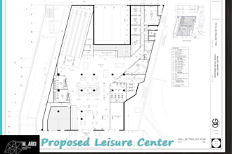 do professional architectural 2d drawings and floor plans