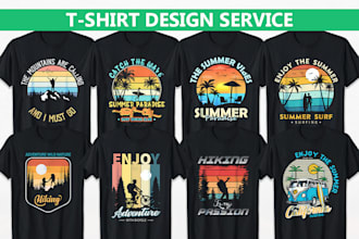 do adventure hiking mountain outdoor hunting summer surfing t shirt design