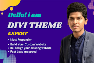 be expert for wordpress divi, divi builder or divi theme