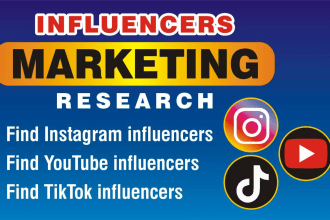 provide you instagram, youtube, tiktok, influencer email list