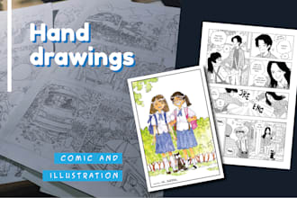 draw comics by hands