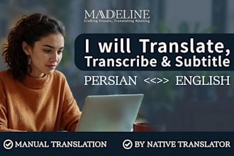 translate english and persian, native iranian translator