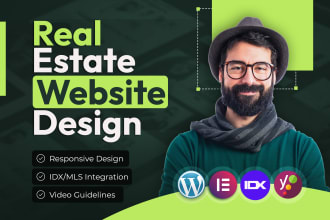 design realtor, agent, real estate website with idx mls in wordpress