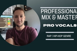 professionally mix and master rap vocals