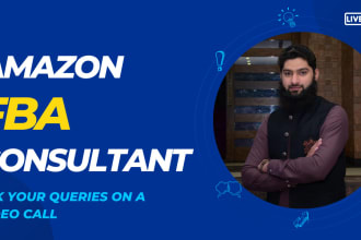 be your expert amazon fba consultant or teacher for business