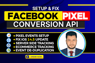 setup facebook pixel conversion API, google analytics 4 server side tracking GTM