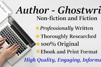 be your ebook ghostwriter in all genres