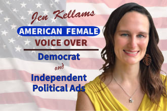 record a political voice over commercial for your democratic campaign