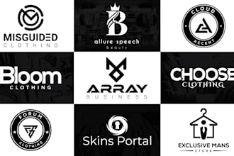 design clothing brand logo for your business or brand