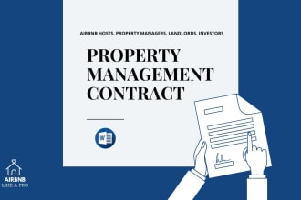 create a property management contract