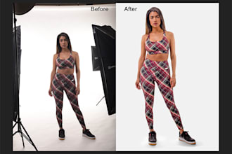 do product image edit for shopify and amazon within 3 hours