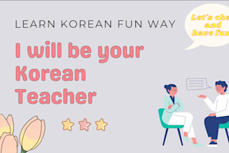 teach you korean language fun and effectively