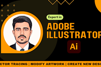 do or edit adobe illustrator work with fast delivery