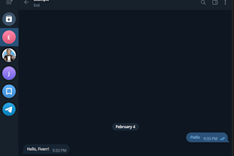 create awesome telegram bot in python