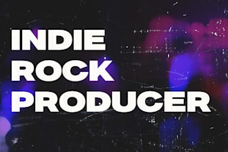 be your indie rock pop music producer