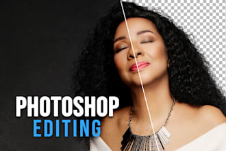 do any photoshop editing, product photo, image and hair masking