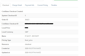 integrate coinbase API to receive crypto payments
