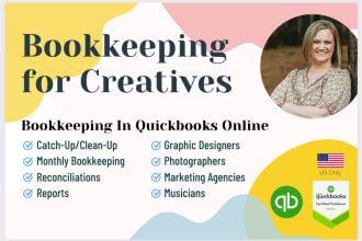 be your quickbooks bookkeeper for your creative business