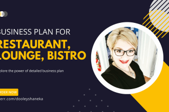 create a business plan for a lounge, bistro, restaurant, cafe, food truck