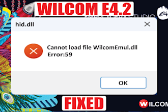 install or fix wilcom emul dll error 59 windows 11 24h2