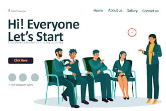 create flat vector illustrations