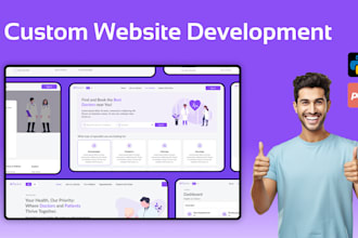 do custom website development as a frontend web developer