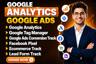 setup or fix google ads conversion tracking, ga4, analytics 4, gtm, tag manager
