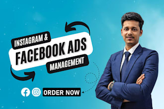 set up and manage your facebook ads campaign, fb and instagram advertising