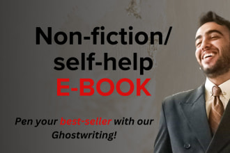 ghostwrite your stunning self help non fiction book