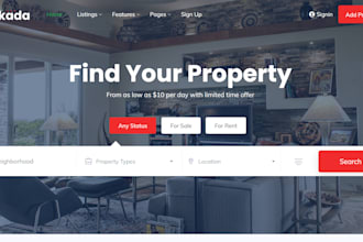 build property management website, short term rental, hotel booking website