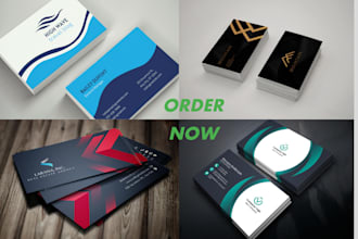 create professional business card and logo design for your choice