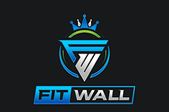 do a awesome physical fitness logo without any copyright concept