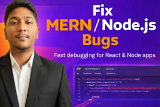 fix bugs in your mern stack or node js web app