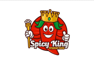 do modern chili website business logo design with new concept